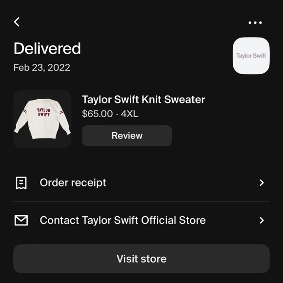 Taylor Swift sweater - Picture 2 of 2
